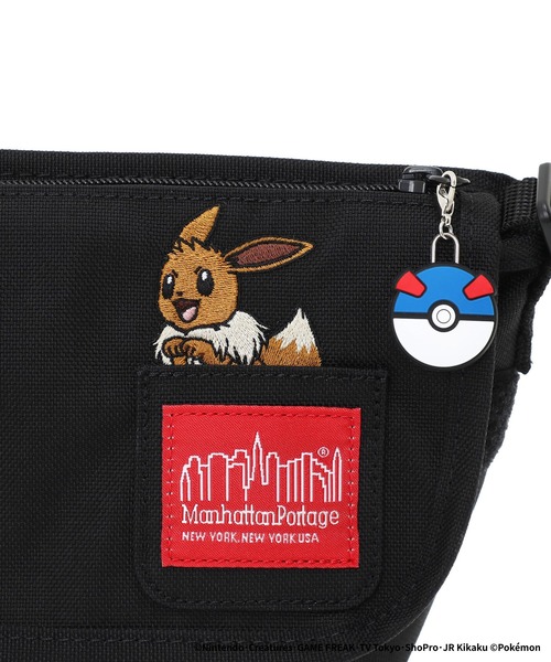 Manhattan Portage(マンハッタンポーテージ)の「NYLON MESSENGER BAG (XXXS) FZP Pokemon 25(メッセンジャーバッグ・キッズ・ブラック・X-SMALL)」の6枚目の写真