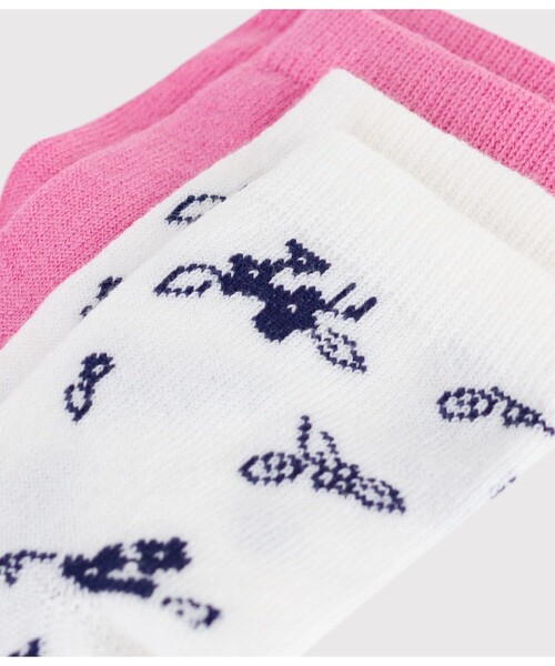 PETIT BATEAU（プチバトー）の「ソックス２枚組（ソックス/靴下・キッズ・その他1・6m-12m/18m-36m）」の2枚目の写真