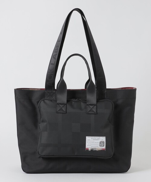 BLACK LABEL CRESTBRIDGE（ブラックレーベル・クレストブリッジ）の「【Maison MIHARA YASUHIRO】【一部店舗限定】コラボトート（トートバッグ・メンズ・ブラック・FREE）」の9枚目の写真