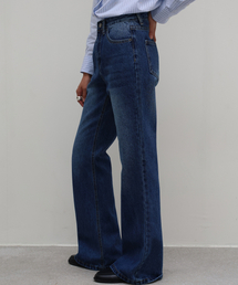 millioncor（ミリオンコール）の「London Washed Blue Semi-Bootcut Denim Pants（デニムパンツ・レディース）」