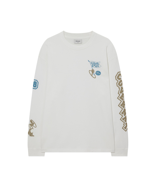 COVERNAT(カバーナット)の「マルチグラフィックロングスリーブ Off White(Tシャツ/カットソー・レディース・その他・SMALL/MEDIUM/LARGE/X-LARGE)」の1枚目の写真