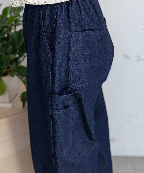 POU DOU DOU（プードゥドゥ）の「ペインターパンツ（その他パンツ・レディース・ネイビー/インディゴブルー/ダークブラウン・M）」の13枚目の写真