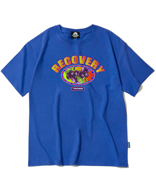 TRIPSHION(トリップション)の「ヴィンテージリカバリーグレープグラフィックTシャツ - ブルー(Tシャツ/カットソー・メンズ・その他・MEDIUM/LARGE/X-LARGE)」の1枚目の写真