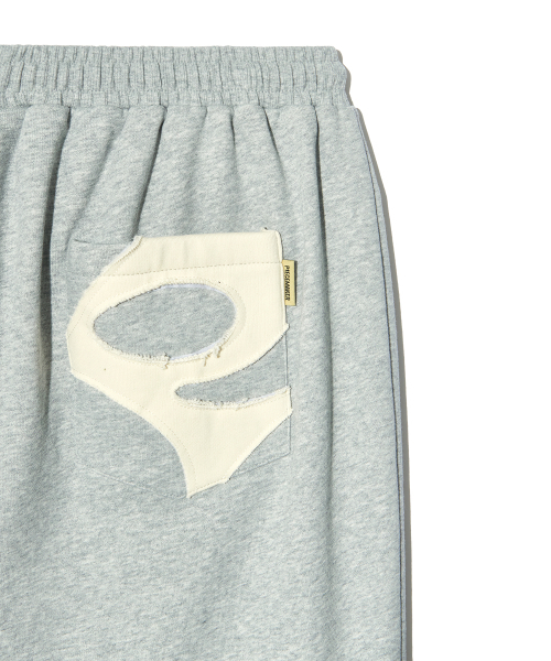 PIECEMAKER（ピースメーカー）の「PCE POCKET APPLIQUE SWEAT PANTS (GREY)（スウェットパンツ・レディース・その他・SMALL/MEDIUM/LARGE）」の13枚目の写真