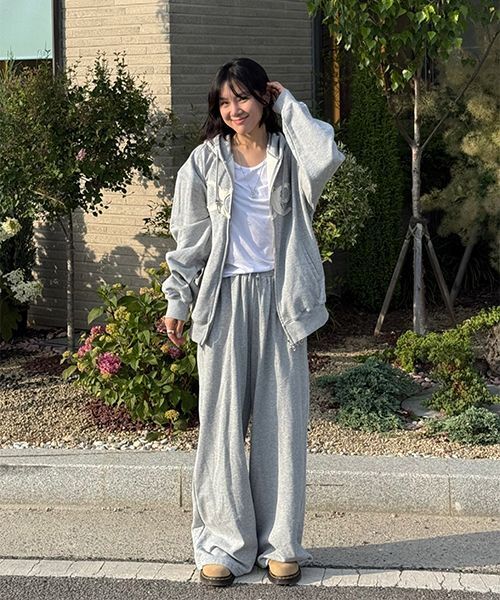 PIECEMAKER（ピースメーカー）の「PCE POCKET APPLIQUE SWEAT PANTS (GREY)（スウェットパンツ・レディース・その他・SMALL/MEDIUM/LARGE）」の10枚目の写真
