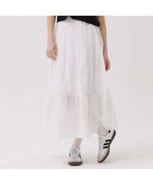 AWESOME STUDIO（オーサムスタジオ）の「コットンカンカンロングスカートホワイト（スカート）」