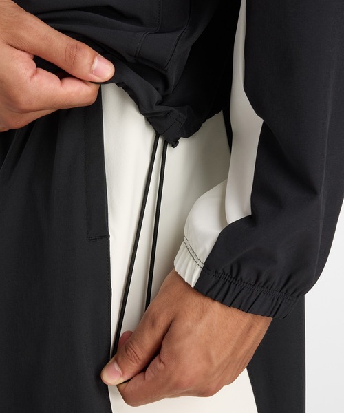 NEW BALANCE（ニューバランス）の「ウーブントラックジャケット（ジャージ・メンズ・ライトグレー/ブラック・SMALL/MEDIUM/LARGE/X-LARGE/XX-LARGE）」の6枚目の写真