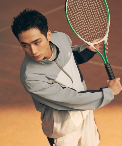 NEW BALANCE（ニューバランス）の「ウーブントラックジャケット（ジャージ・メンズ・ライトグレー/ブラック・SMALL/MEDIUM/LARGE/X-LARGE/XX-LARGE）」の10枚目の写真