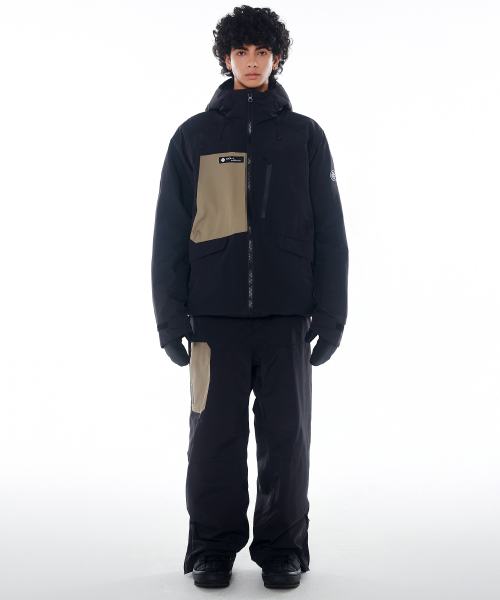 DOLL OUTERWEAR（ドラ アウターウェア）の「2425 クラーロジャケット&パンツ ボードウェアセット ブラック 男女共用（セットアップ・レディース・その他・X-SMALL/SMALL/MEDIUM/LARGE）」の5枚目の写真
