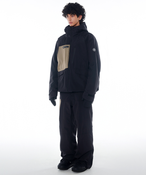 DOLL OUTERWEAR（ドラ アウターウェア）の「2425 クラーロジャケット&パンツ ボードウェアセット ブラック 男女共用（セットアップ・レディース・その他・X-SMALL/SMALL/MEDIUM/LARGE）」の6枚目の写真