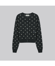 Polka dot pattern cardigan [FRFA02CD07]_3color