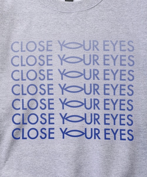 ZOZOVILLA(ゾゾヴィラ)の「CLOSE YOUR EYES×ZOZOTOWN Gradation Logo Sweat(スウェット・メンズ・グレー・SMALL/MEDIUM/LARGE/X-LARGE)」の2枚目の写真