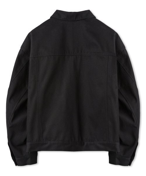 WMC（ダブリューエムシー）の「カーブドデニムトラッカージャケット_BLACK（デニムジャケット・メンズ・ブラック・LARGE/X-LARGE）」の3枚目の写真