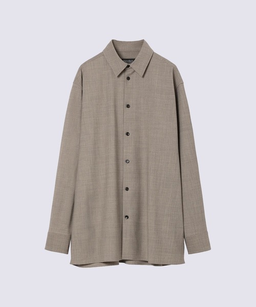th products(ティーエイチプロダクト)の「【th products】ROMAN / Midsize Shirt(シャツ/ブラウス・メンズ・ブラック/ベージュ・1/2)」の1枚目の写真