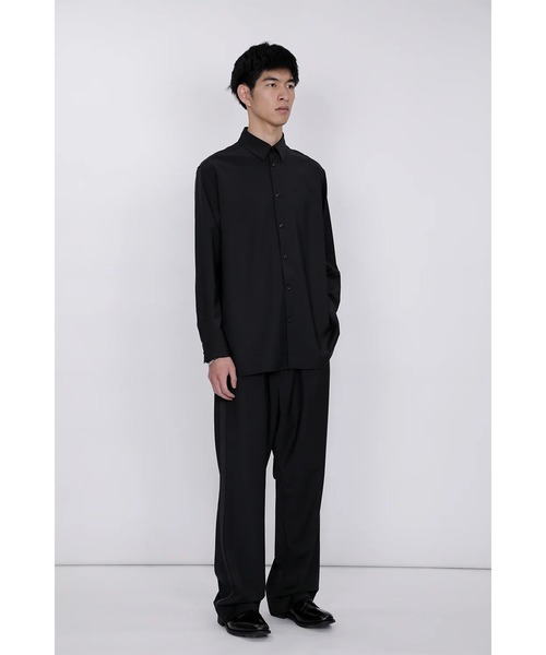 th products(ティーエイチプロダクト)の「【th products】ROMAN / Midsize Shirt(シャツ/ブラウス・メンズ・ブラック/ベージュ・1/2)」の9枚目の写真