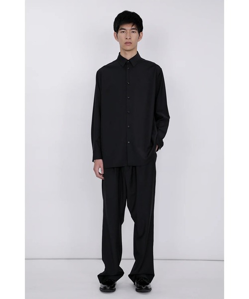 th products(ティーエイチプロダクト)の「【th products】ROMAN / Midsize Shirt(シャツ/ブラウス・メンズ・ブラック/ベージュ・1/2)」の10枚目の写真
