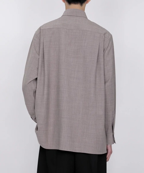 th products(ティーエイチプロダクト)の「【th products】ROMAN / Midsize Shirt(シャツ/ブラウス・メンズ・ブラック/ベージュ・1/2)」の7枚目の写真
