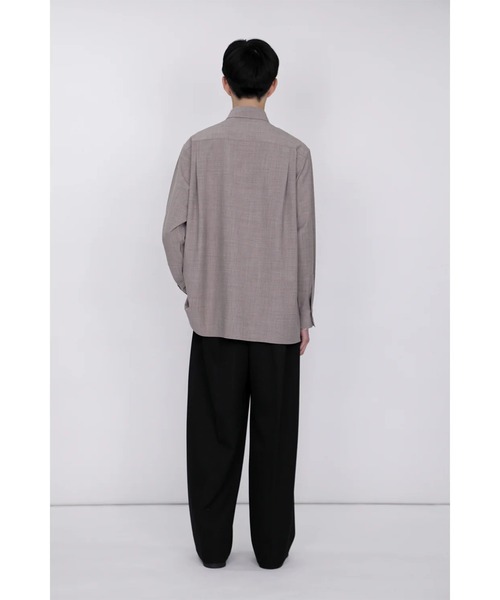 th products(ティーエイチプロダクト)の「【th products】ROMAN / Midsize Shirt(シャツ/ブラウス・メンズ・ブラック/ベージュ・1/2)」の12枚目の写真
