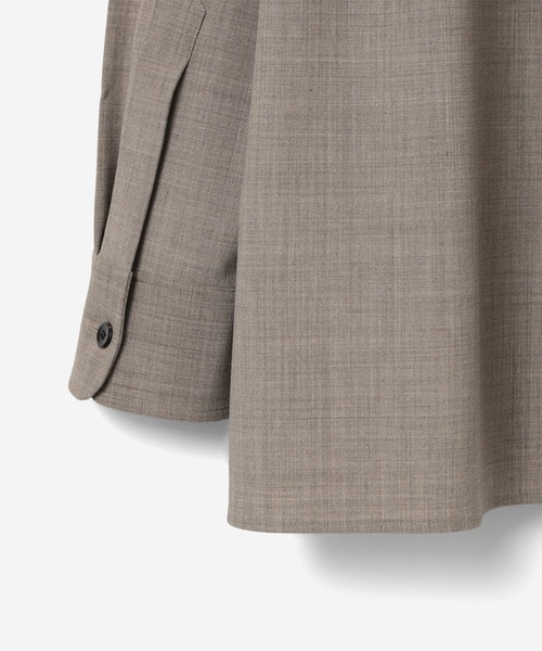 th products(ティーエイチプロダクト)の「【th products】ROMAN / Midsize Shirt(シャツ/ブラウス・メンズ・ブラック/ベージュ・1/2)」の20枚目の写真