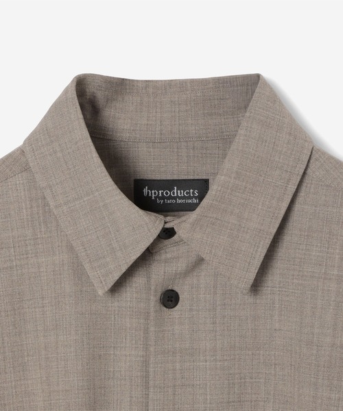 th products(ティーエイチプロダクト)の「【th products】ROMAN / Midsize Shirt(シャツ/ブラウス・メンズ・ブラック/ベージュ・1/2)」の21枚目の写真