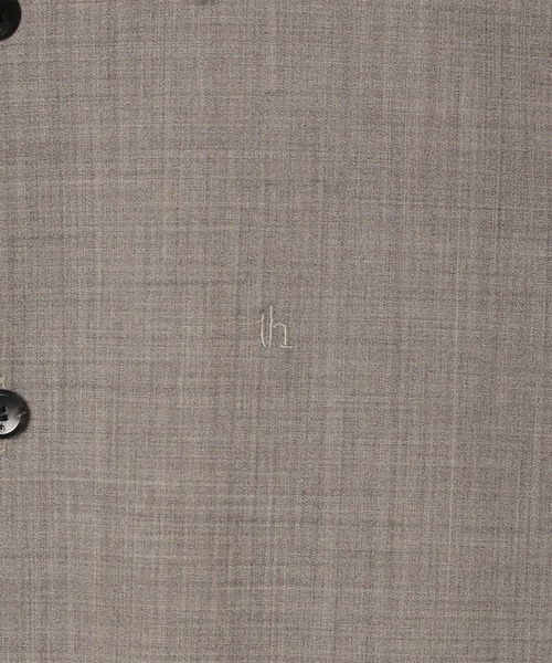 th products(ティーエイチプロダクト)の「【th products】ROMAN / Midsize Shirt(シャツ/ブラウス・メンズ・ブラック/ベージュ・1/2)」の22枚目の写真