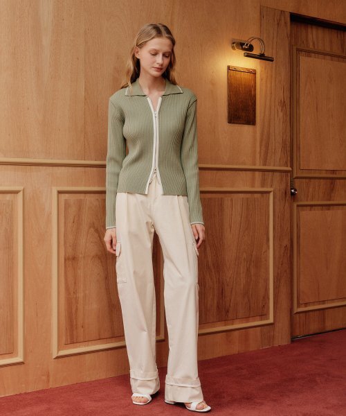 YUPPE（ヨッペ）の「ROLL UP PANTS_BEIGE（その他パンツ・レディース・その他・SMALL/MEDIUM）」の4枚目の写真