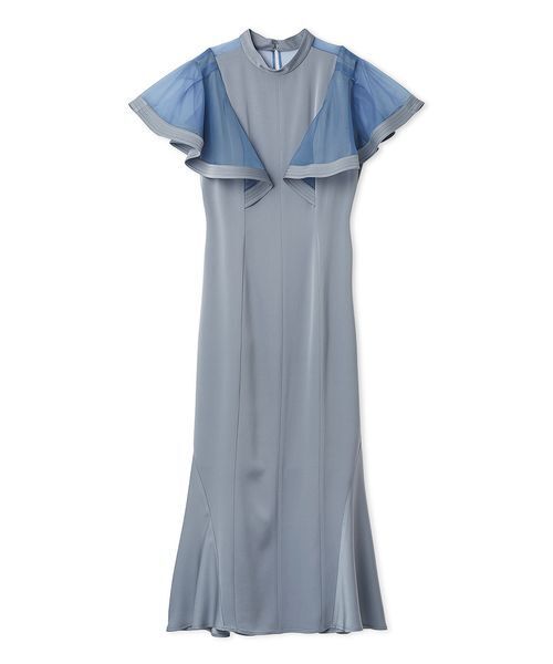 FRAY I.D（フレイアイディー）の「ウィングスリーブドレス（ドレス・レディース・ブラック/ブルー/ブラウン・1/0）」の4枚目の写真