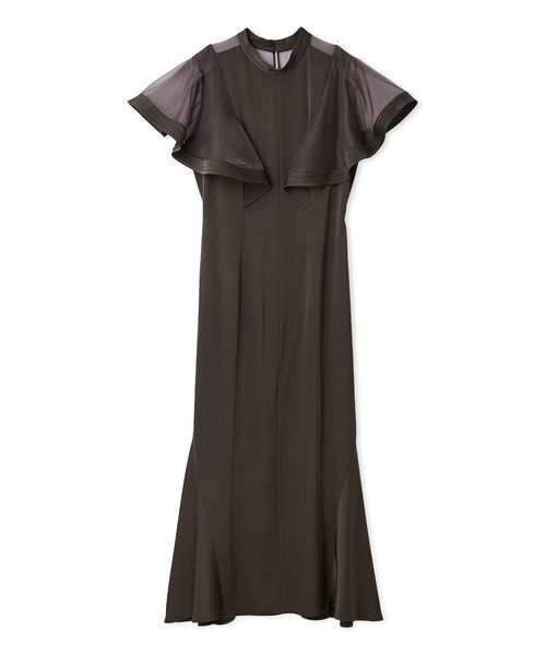 FRAY I.D（フレイアイディー）の「ウィングスリーブドレス（ドレス・レディース・ブラック/ブルー/ブラウン・1/0）」の5枚目の写真