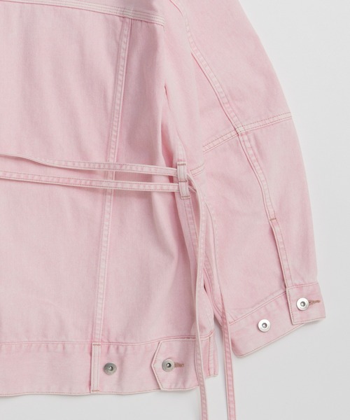 Donnah mabel 変形　ジャケット　ピンク　デザイン　ボタン Donnah mabel 変形 ジャケット ピンク デザイン ボタン Donnah mabel