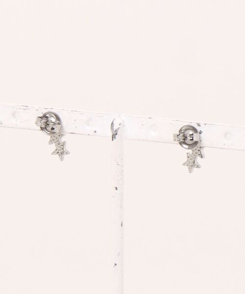 TONE SELECT GOODS(トーンセレクトグッズ)の「【Peony/ピオニー】/ステンレス ミニマム3starピアス(ピアス(両耳用)・レディース・シルバー/ゴールド・FREE)」の6枚目の写真