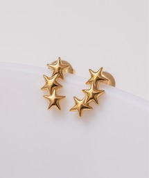 TONE SELECT GOODS | 【Peony/ピオニー】/ステンレス　ミニマム3starピアス(ピアス（両耳用）)