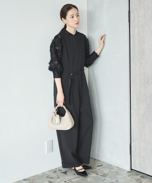 URBAN RESEARCH（アーバンリサーチ）の「カットジャガードバンドカラーシャツ（シャツ/ブラウス・レディース・オフホワイト/ブラック・FREE）」の19枚目の写真