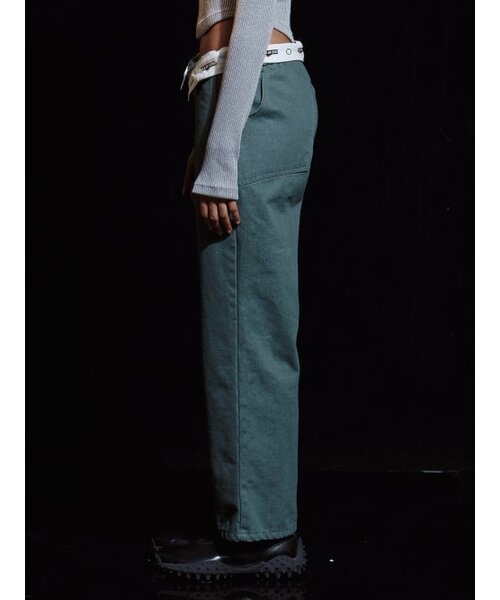 DILETTANTISME(ディレッタンティズム)の「ターンアップロゴベルトローライズパンツ(GR)(その他パンツ・レディース・その他・SMALL/MEDIUM)」の7枚目の写真