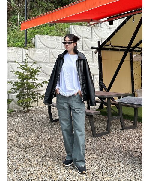 DILETTANTISME(ディレッタンティズム)の「ターンアップロゴベルトローライズパンツ(GR)(その他パンツ・レディース・その他・SMALL/MEDIUM)」の6枚目の写真