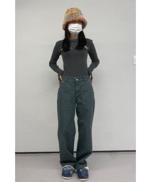 DILETTANTISME(ディレッタンティズム)の「ターンアップロゴベルトローライズパンツ(GR)(その他パンツ・レディース・その他・SMALL/MEDIUM)」の10枚目の写真