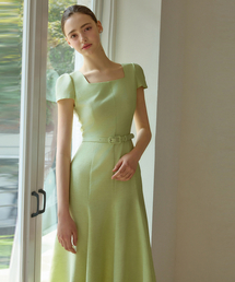 JULIY&CALLA（ジュリー&カラー）の「25HS Color 125 Terroir Line Lumiere One Piece Green（ワンピース）」