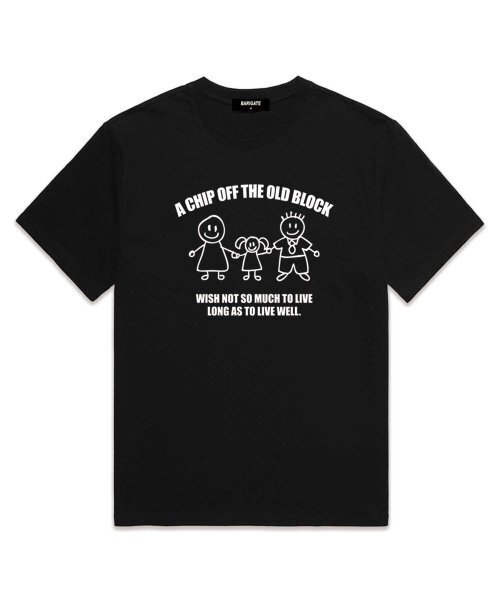 BARIGATE(バリゲート)の「ファミリーロゴ 半袖Tシャツ (BS016) ブラック(Tシャツ/カットソー・レディース・その他・SMALL/MEDIUM/LARGE/X-LARGE/XX-LARGE)」の1枚目の写真