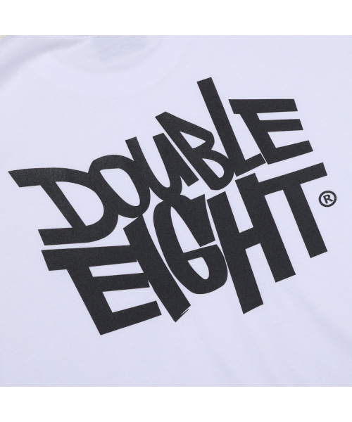 DOUBLE EIGHT（ダブルエイト）の「ダブルロゴ半袖（ホワイト）（Tシャツ/カットソー・メンズ・ホワイト・FREE）」の3枚目の写真