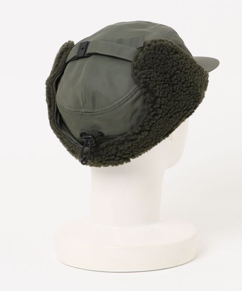 Carhartt（カーハート）の「Carhartt WIP/カーハート ダブリューアイピー キャップ OLTERA EAR GUARD CAP I035409（キャップ・メンズ・ブラック/ダークオリーブ/ボルドー・FREE）」の4枚目の写真