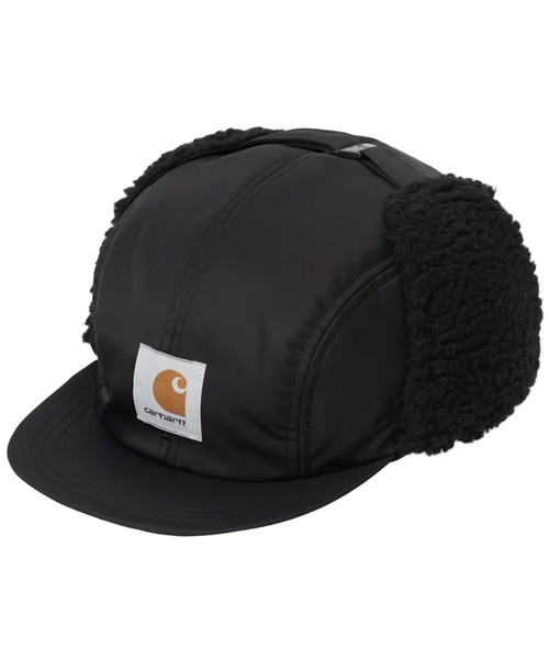 Carhartt（カーハート）の「Carhartt WIP/カーハート ダブリューアイピー キャップ OLTERA EAR GUARD CAP I035409（キャップ・メンズ・ブラック/ダークオリーブ/ボルドー・FREE）」の8枚目の写真