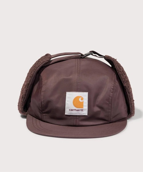 Carhartt（カーハート）の「Carhartt WIP/カーハート ダブリューアイピー キャップ OLTERA EAR GUARD CAP I035409（キャップ・メンズ・ブラック/ダークオリーブ/ボルドー・FREE）」の15枚目の写真