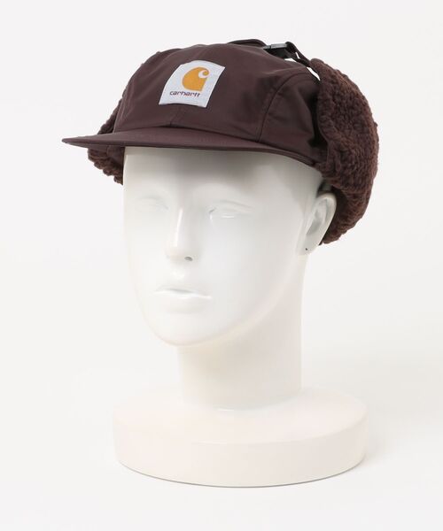 Carhartt（カーハート）の「Carhartt WIP/カーハート ダブリューアイピー キャップ OLTERA EAR GUARD CAP I035409（キャップ・メンズ・ブラック/ダークオリーブ/ボルドー・FREE）」の20枚目の写真