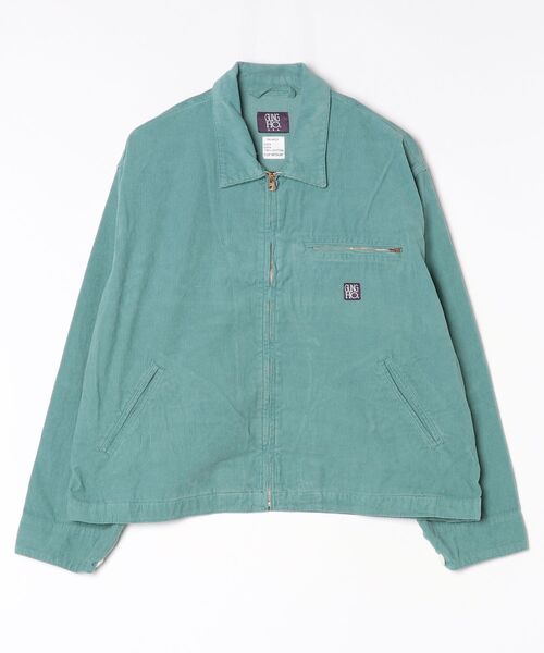 GUNG HO(ガンホー)の「GUNG HO ガンホー / WORK JACKET コーデュロイ(ミリタリージャケット・メンズ・ブラック/ブルー/レッド・MEDIUM/LARGE/X-LARGE)」の3枚目の写真