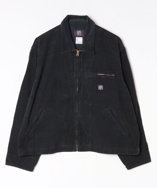 GUNG HO(ガンホー)の「GUNG HO ガンホー / WORK JACKET コーデュロイ(ミリタリージャケット・メンズ・ブラック/ブルー/レッド・MEDIUM/LARGE/X-LARGE)」の2枚目の写真
