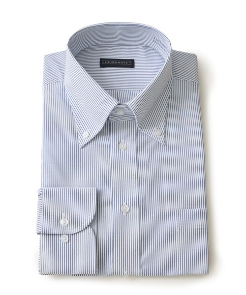 TETE HOMME(テットオム)の「形態安定 アソート T/Cドレスシャツ / ボタンダウン ビジネスシャツ(ビジネスシャツ・メンズ・ホワイト/グレー系1/ブルー/ホワイト系2/サックスブルー・MEDIUM/LARGE/X-LARGE)」の10枚目の写真