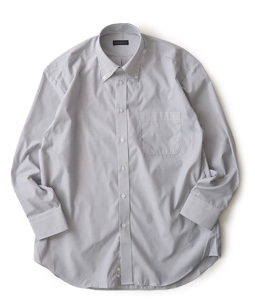 TETE HOMME(テットオム)の「形態安定 アソート T/Cドレスシャツ / ボタンダウン ビジネスシャツ(ビジネスシャツ・メンズ・ホワイト/グレー系1/ブルー/ホワイト系2/サックスブルー・MEDIUM/LARGE/X-LARGE)」の11枚目の写真