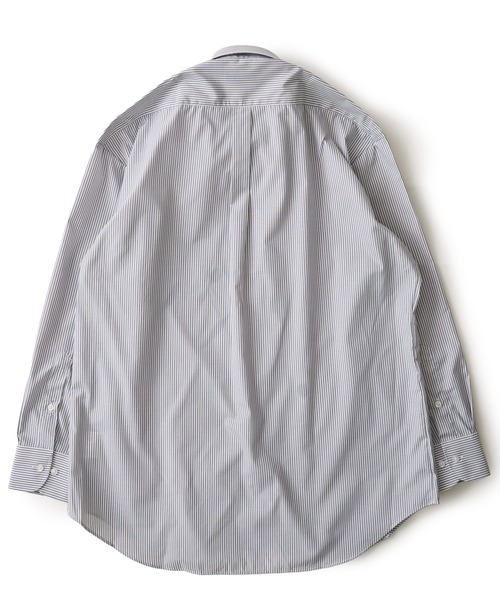 TETE HOMME(テットオム)の「形態安定 アソート T/Cドレスシャツ / ボタンダウン ビジネスシャツ(ビジネスシャツ・メンズ・ホワイト/グレー系1/ブルー/ホワイト系2/サックスブルー・MEDIUM/LARGE/X-LARGE)」の12枚目の写真