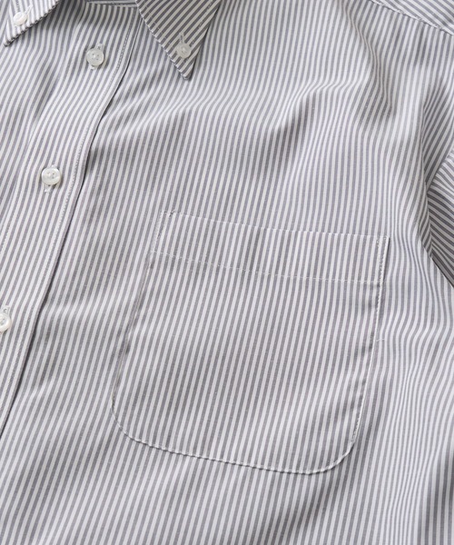 TETE HOMME(テットオム)の「形態安定 アソート T/Cドレスシャツ / ボタンダウン ビジネスシャツ(ビジネスシャツ・メンズ・ホワイト/グレー系1/ブルー/ホワイト系2/サックスブルー・MEDIUM/LARGE/X-LARGE)」の14枚目の写真