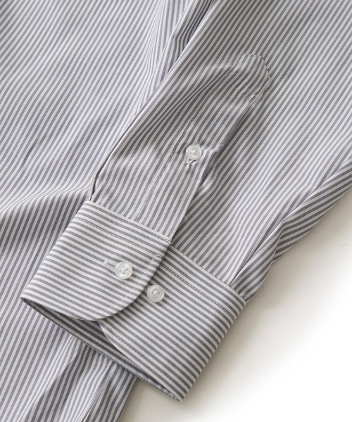 TETE HOMME(テットオム)の「形態安定 アソート T/Cドレスシャツ / ボタンダウン ビジネスシャツ(ビジネスシャツ・メンズ・ホワイト/グレー系1/ブルー/ホワイト系2/サックスブルー・MEDIUM/LARGE/X-LARGE)」の16枚目の写真