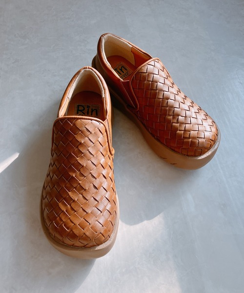 Noubel Voug Relax（ヌーベルヴォーグリラックス）の「厚底 編み込み スリッポンシューズ【2026新作】（スリッポン・レディース・ブラック/アイボリー/キャメル・M/S/LL/L）」の7枚目の写真